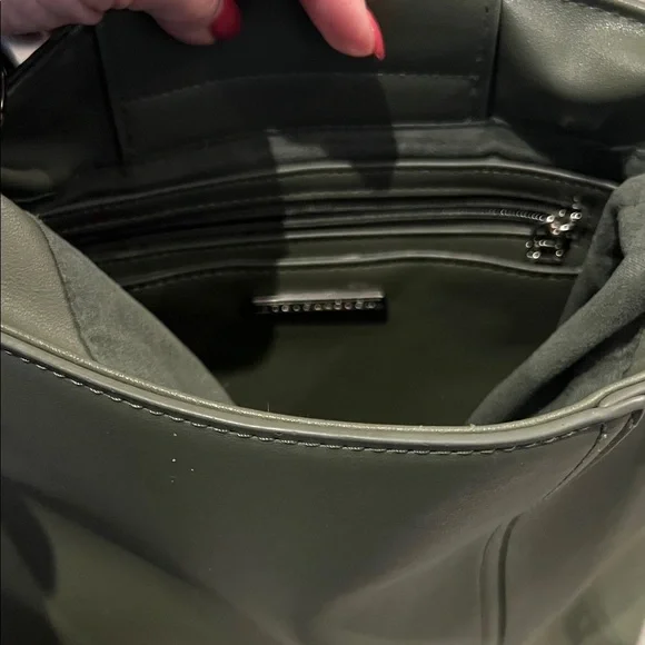 Steve Madden Sage Green Faux Leather Shoulder Bag Crossbody - Picture 4 of 9